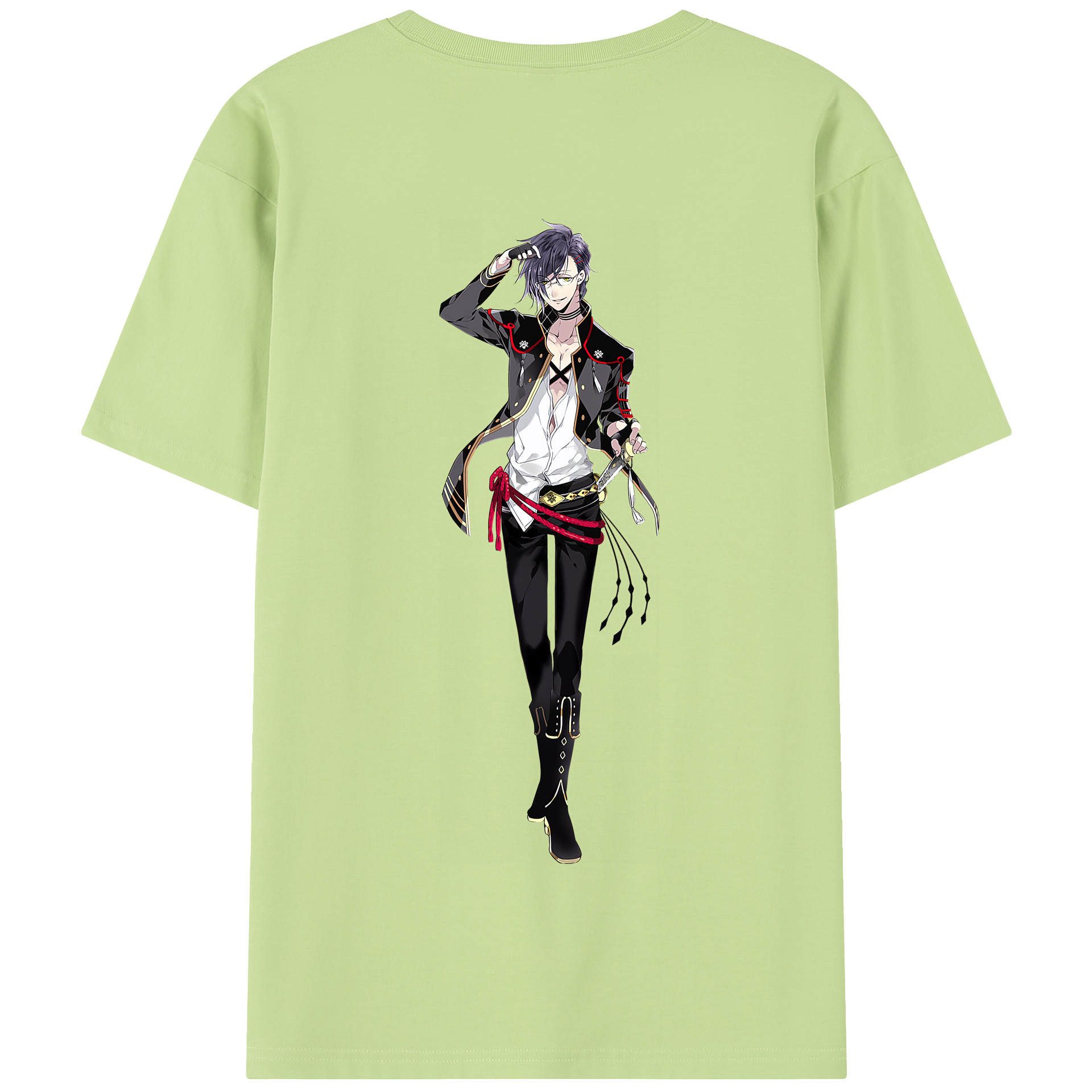 （画像用） 刀剣乱舞 Touken Ranbu 綿100％半袖Tシャツ（背面プリント）